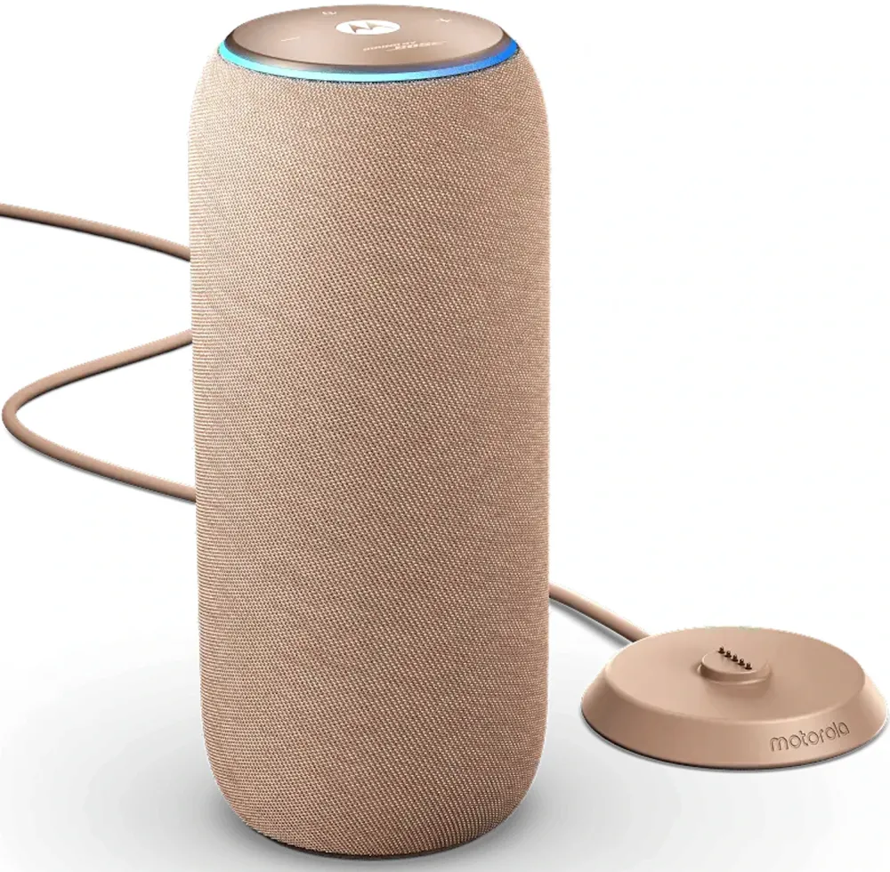 Boxa portabila moto sound flow, Sound by Bose, Wi-Fi, UWB - PANTONE Warm Taupe