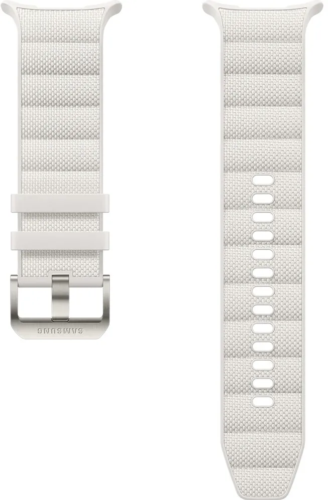Galaxy Watch Ultra/Ultra (2025)- Bratara PeakForm Band (S/M/L), Alb Sand