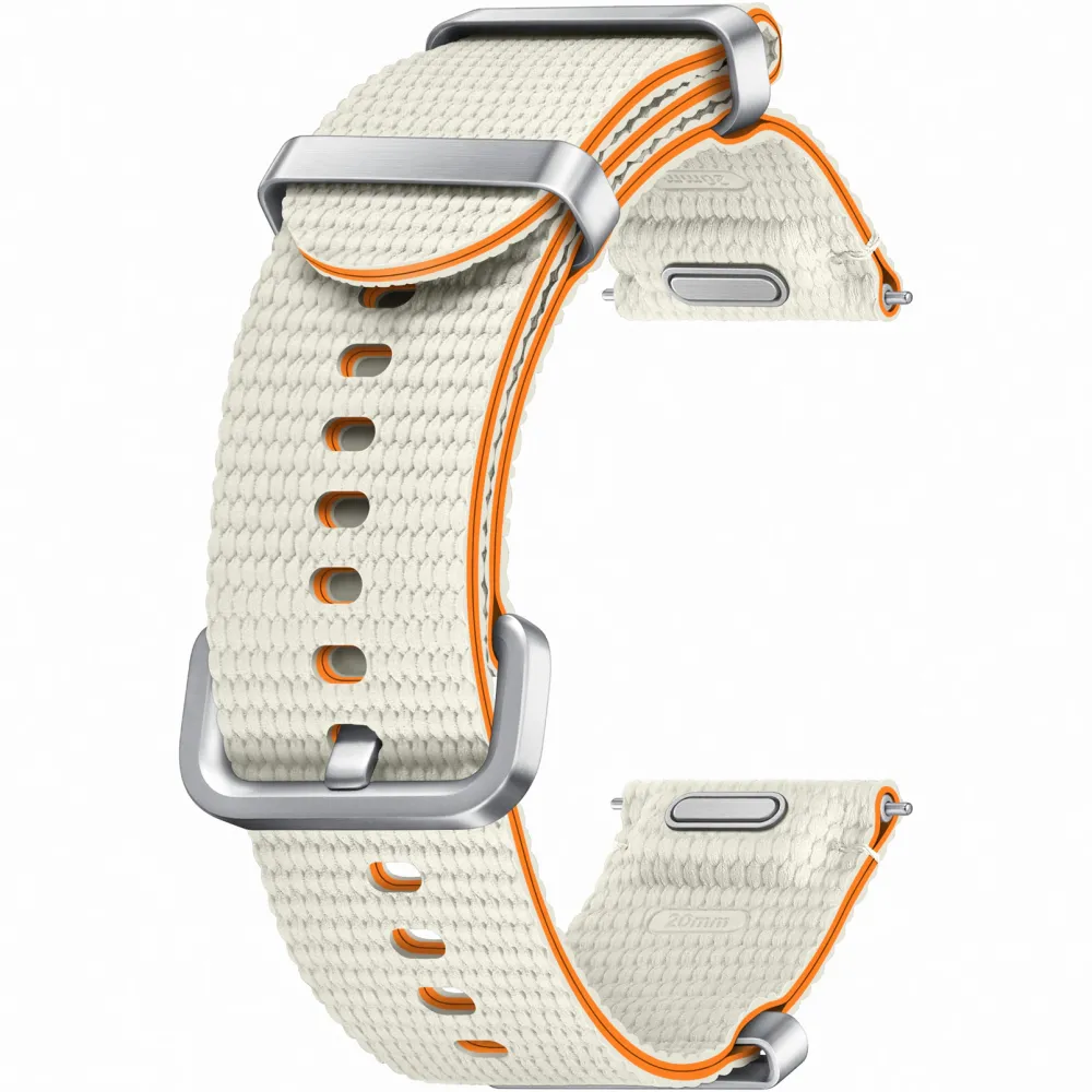 Galaxy Watch 7 - Bratara Small Athleisure Band (S/M), Crem