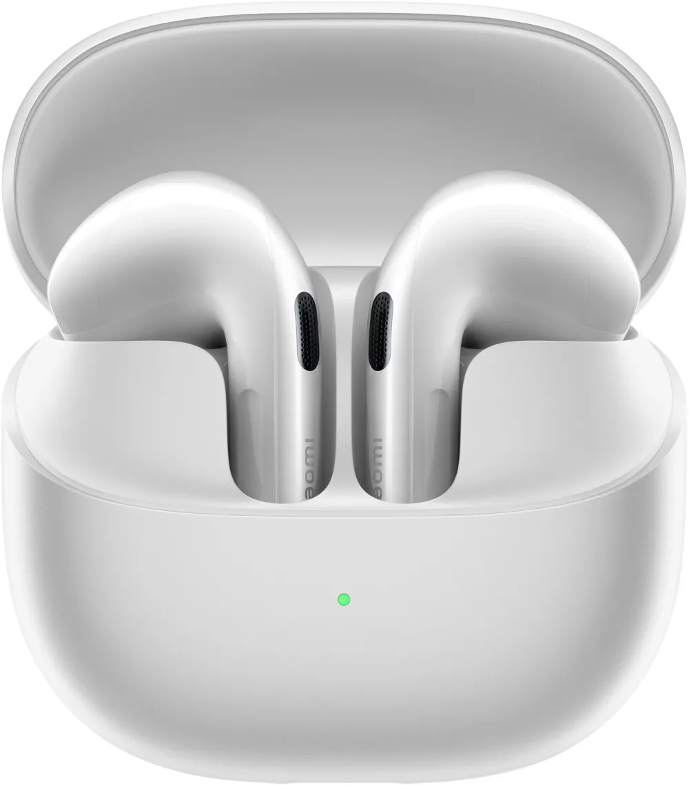 Casca bluetooth stereo Buds 6, Wireless Earphones, integrare Snapdragon Sound, tuning Harman, ANC, 35 ore de autonomie, Alb
