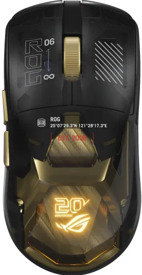 ROG Harpe II Extreme Edition 20, 65000 DPI, Bluetooth 6.0, 8000 Hz, 82gr, Negru