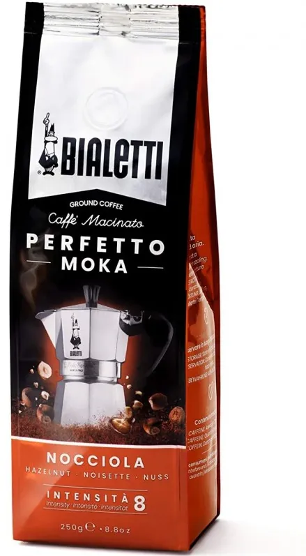 Bialetti Perfetto Moka hazelnut ground coffee 250 g