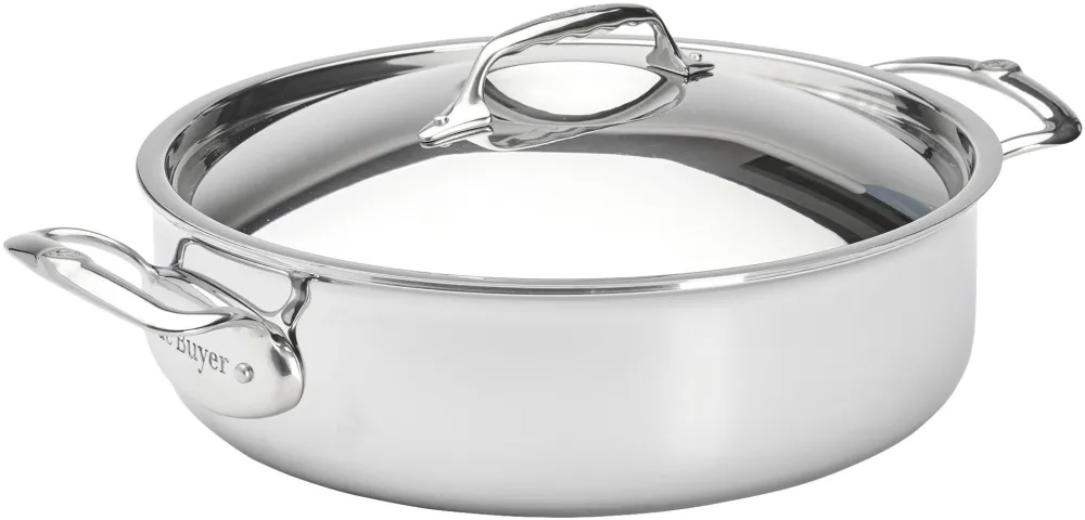 De Buyer Affinity Saucepot low with lid 28 cm