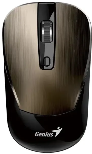 Mouse Genius "NX-7125, PC sau NB, wireless, 2.4G, BlueEye, 1200 dpi, butoane/scroll 3/1, chocolate