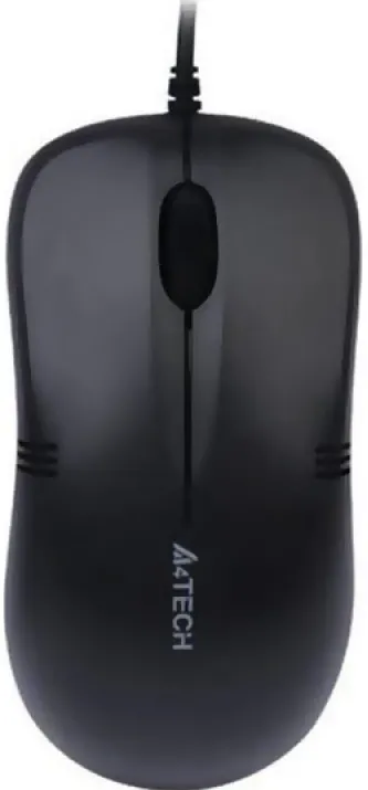 Mouse A4tech, PC sau NB, cu fir, USB, optic, 1000 dpi, butoane/scroll 3/1, negru, "OP-560NU-1"