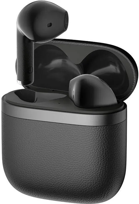 Casti Edifier, wireless, intraauriculare - butoni, pt smartphone, microfon pe casca, conectare prin Bluetooth 5.4, IP54, USB-C, negru, "W200T-BK"
