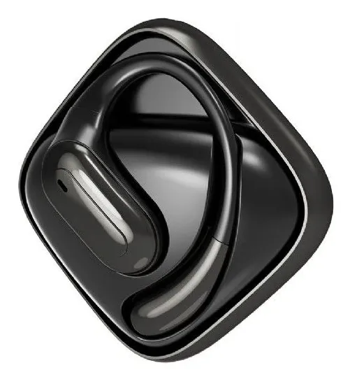 Casti Gembird, wireless, open-ear - butoni, pt smartphone, microfon pe casca, conectare prin Bluetooth 5, negru, USB-C, "OWS-01-BK"