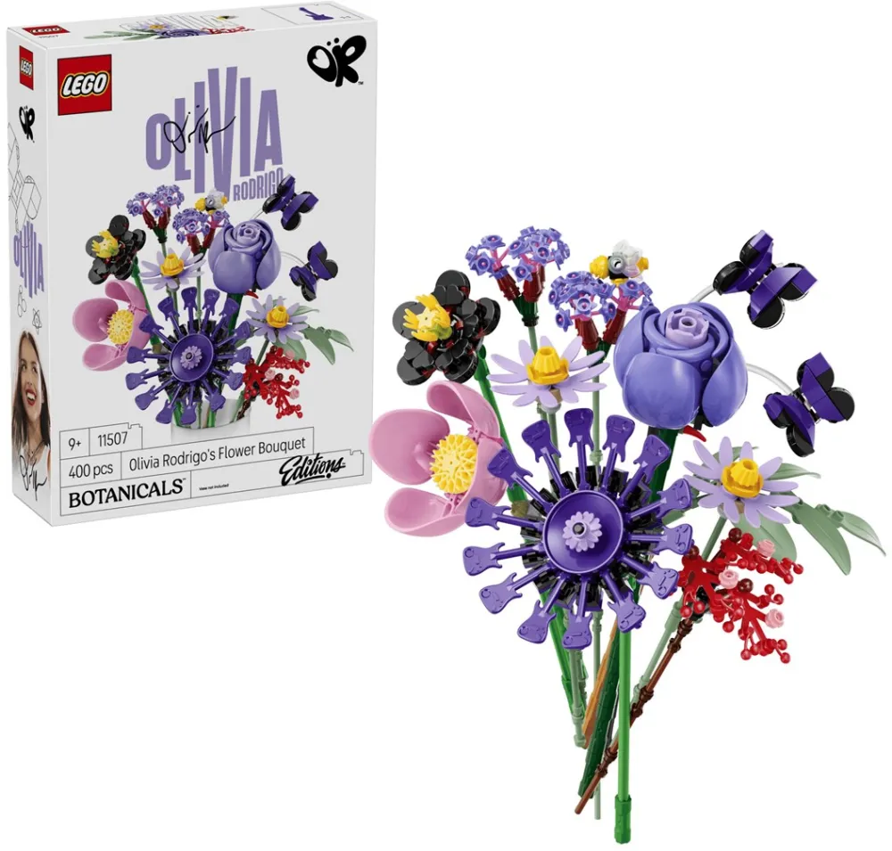 Set de constructie LEGO Botanicals Buchetul de flori al Oliviei Rodrigo 11507, 400 piese