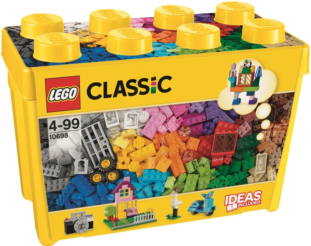 Set de constructie LEGO Classic - Cutie mare de constructie creativa 10698, 790 piese