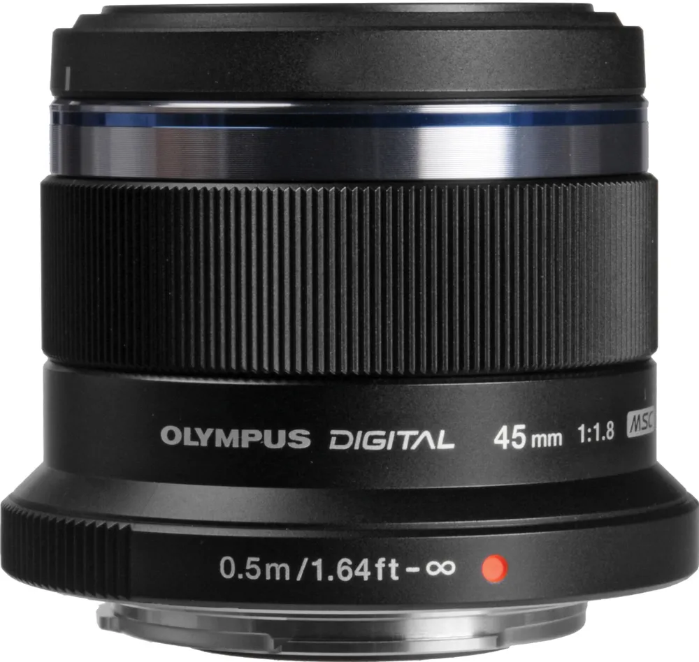 Obiectiv Olympus M.ZUIKO DIGITAL 45mm 1:1.8 Black