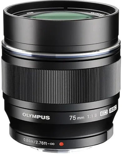 OM SYSTEM M.Zuiko Digital ED 75mm F1:8 / ET-M7518 black - OM