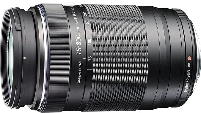 Obiectiv foto zoom OM SYSTEM M.Zuiko Digital ED 75-300mm F4.8-6.7 II EZ-M7530-2 negru