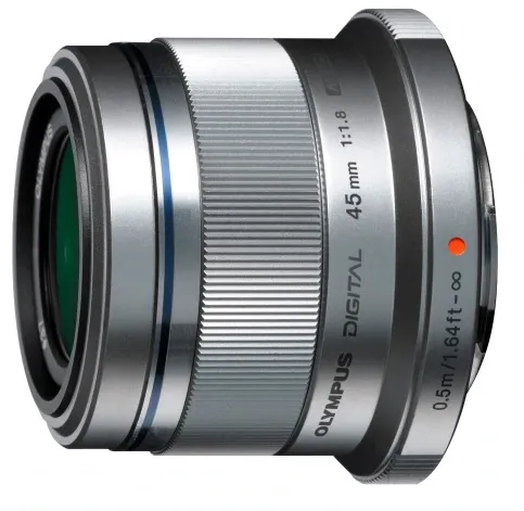 Obiectiv Olympus M.Zuiko Digital 45mm 1:1.8 / ET-M4518 silver