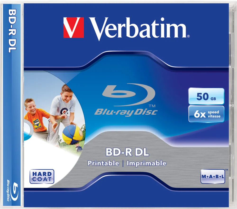 Verbatim BD-R DL 50GB 6X PRINTABLE JC 1pc