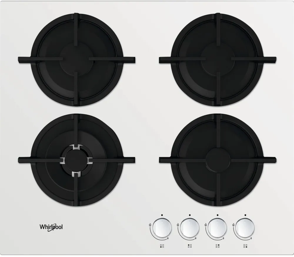 AKT625WH Gas on glass Hoob