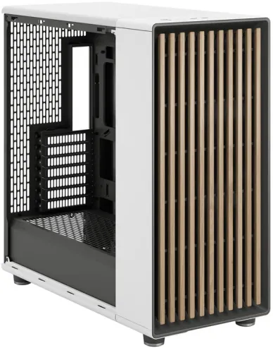 Carcasa PC Fractal Design North XL RC Chalk TG Clear Midi-Tower ATX sticla securizata alb