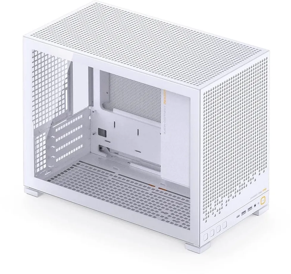 Carcasa PC Jonsbo D32 PRO alb panou lateral sticla securizata