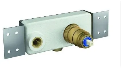 Corp incastrat Duravit, Basic set concealed WB G1/2", pt baterie monocomanda lavoar basic 2 gauri, montare pe perete, racorduri 1/2"