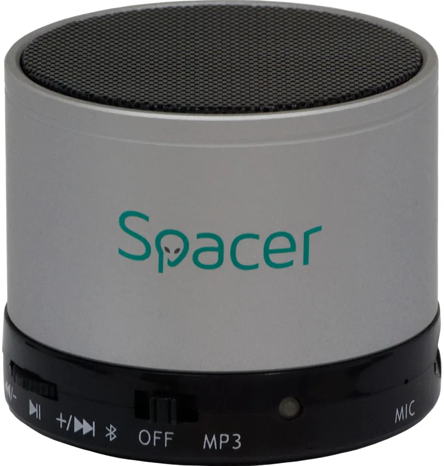 Boxa portabila bluetooth Spacer SPB-TOPPER-SILV 3W 520mAh