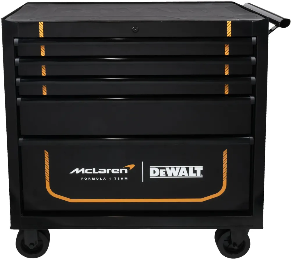 Dulap metalic depozitare scule pe roti DeWalt DWST98236-1 McLaren 900 mm 5 sertare