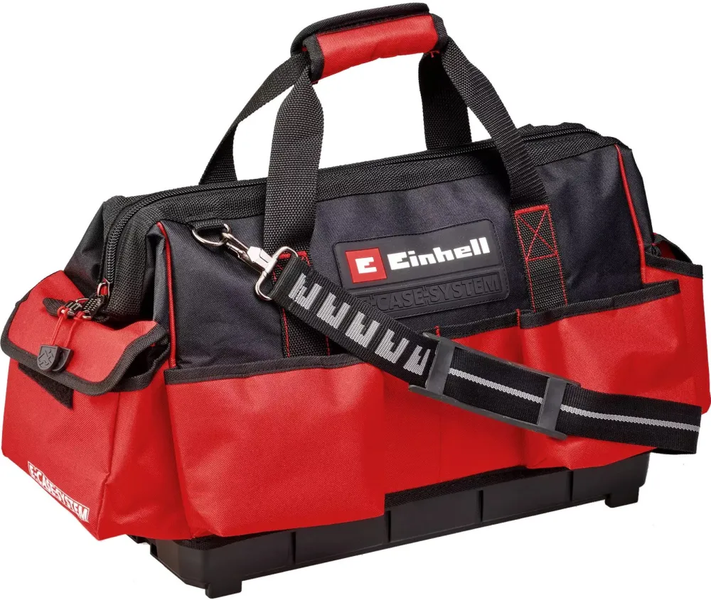 Geanta Einhell E-Case, max 30 kg, stivuibila, blocabila, compatibila cu sistemul Einhell E-Case, depozitare si transport de unelte si accesorii