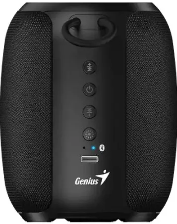 BOXA GENIUS PORTABILA BLUETOOTH, RMS: 5W, autonomie 6 ore, black, #SP-915BT", "31730052400" (timbru verde 0.8 lei)