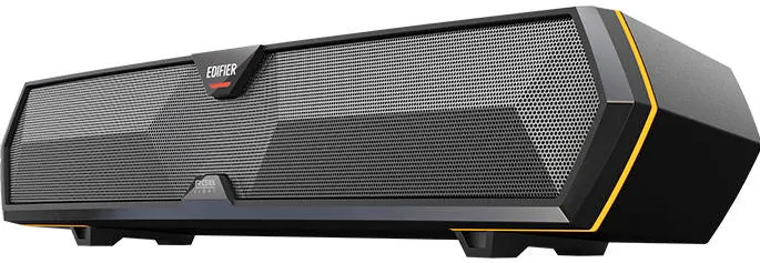 BOXE EDIFIER Gaming desktop, RMS: 5W (2.5W + 2.5W), Bluetooth 5.3, USB-A, RGB, sound card/ mic, dim. 485x70x80mm, black, "MG300-BK" (timbru verde 0.8 lei)