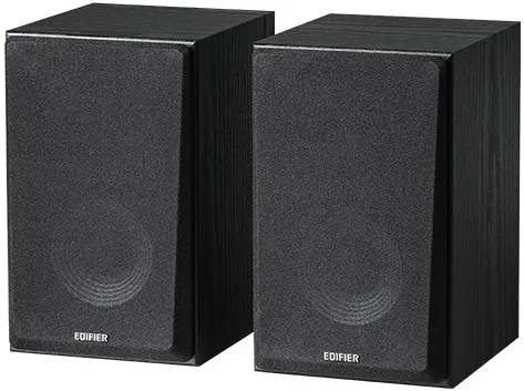 BOXE EDIFIER 2.0, RMS: 24W (2 x 12W), bluetooth v5.4, volum, bass, dual RCA, 220V alimentare, black "R990BT" (timbru verde 11.00 lei)