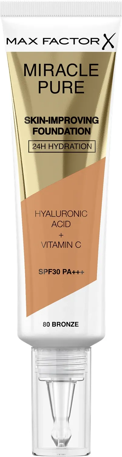 Fond de ten Max Factor Miracle Pure 80 Bronze, 30 ml