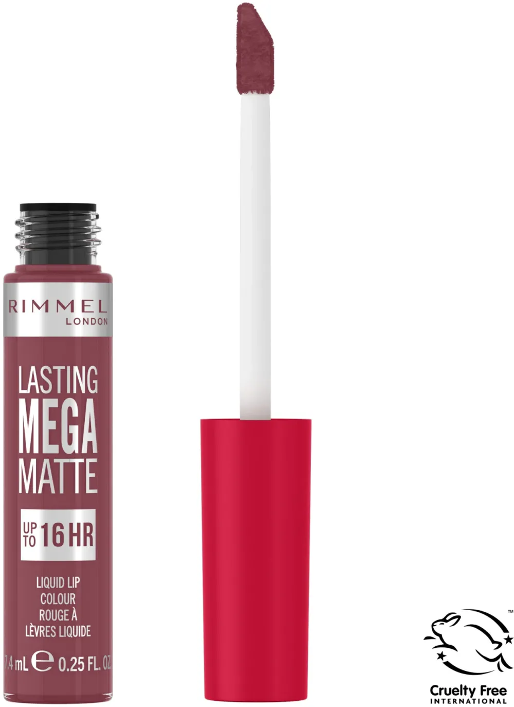 Ruj lichid Rimmel Lasting Mega Matte 900 Ravishing Rose, 7.4 ml ​