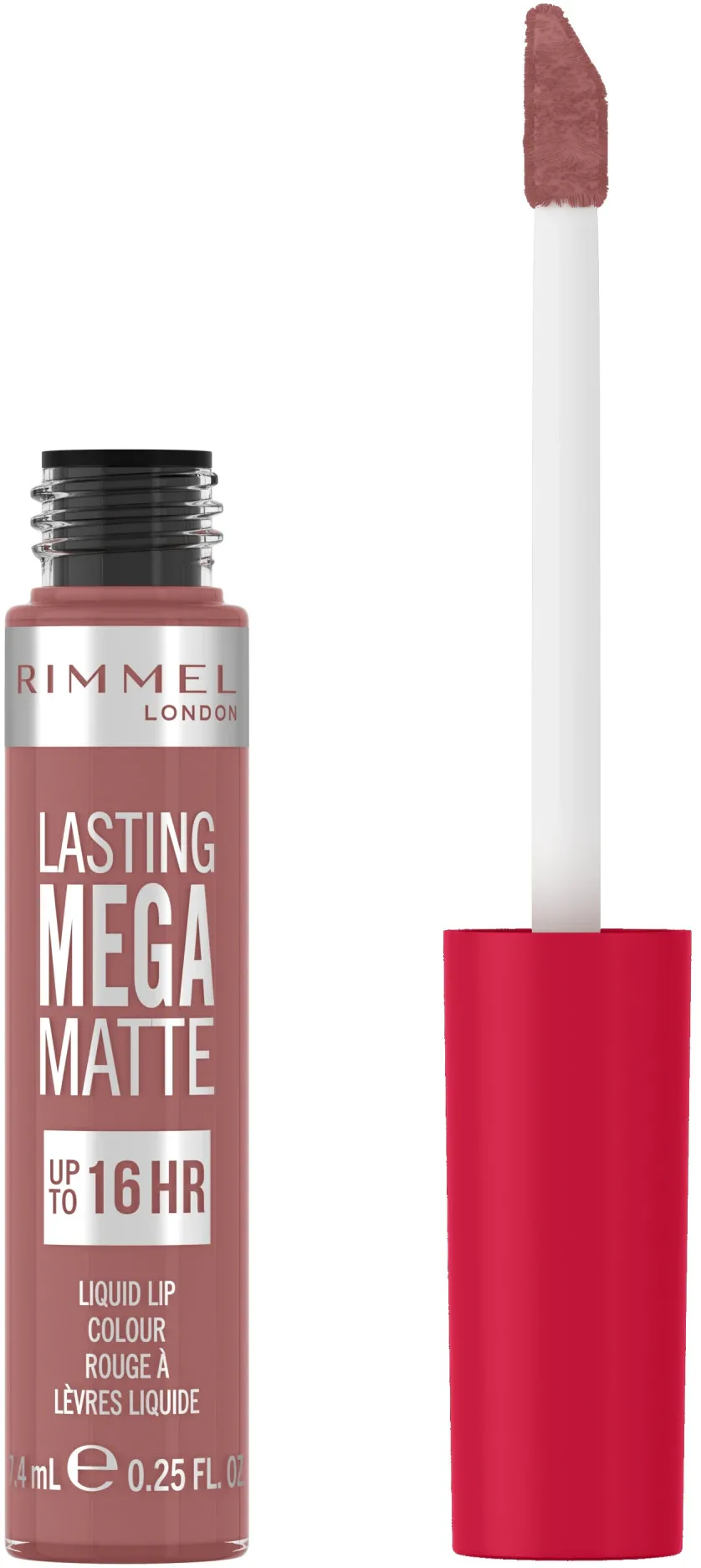 Ruj lichid Rimmel Lasting Mega Matte 110 Blush​, 7.4 ml ​