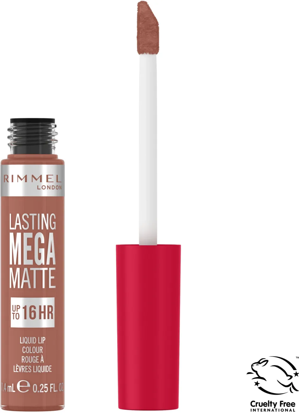 Ruj lichid Rimmel Lasting Mega Matte 700 Be My Baby, 7.4 ml ​