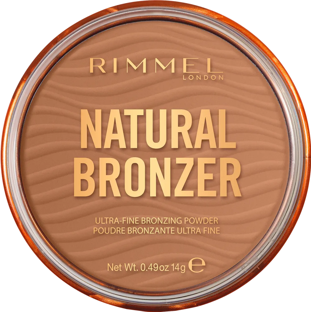 Pudra bronzanta pentru ten Rimmel Natural Bronzer, 002 Sunbronze, 14 g