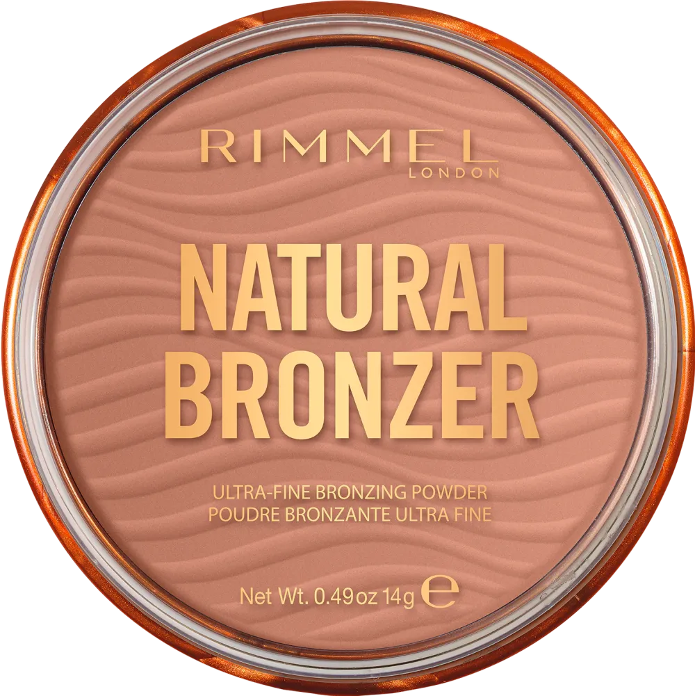 Pudra bronzanta pentru ten Rimmel Natural Bronzer, 001 Sunlight, 14 g