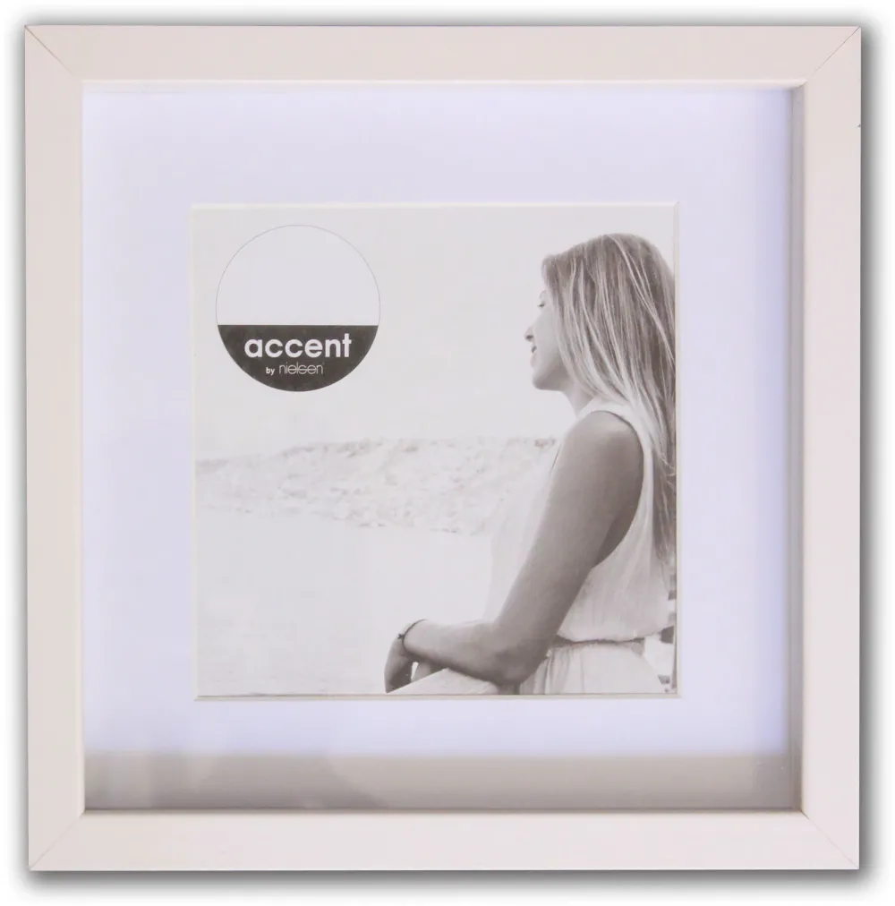 Nielsen Aura white 21x29,7 Wood incl. Passepartout 1121001