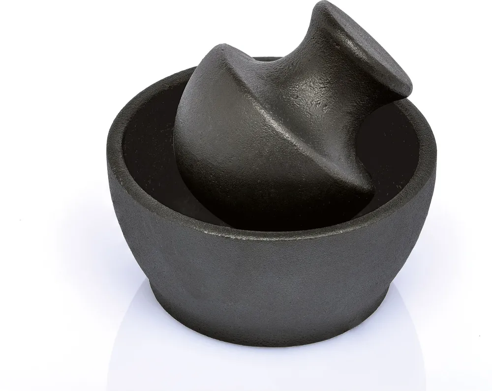 Zassenhaus Spice Mortar MANO Cast Iron, 10 x 7,5 cm
