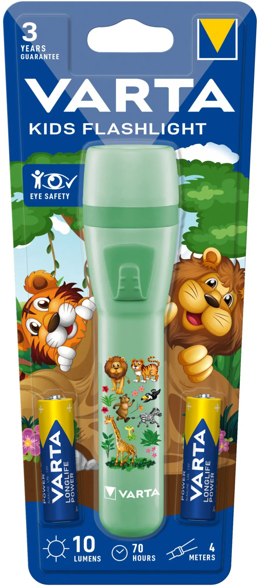 Varta Kids Flashlight Jungle Kindertaschenlampe 15650101421
