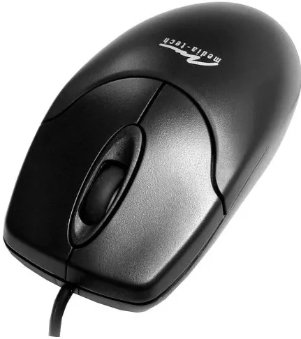 Standard optical mouse 800 cpi, interface PS/2