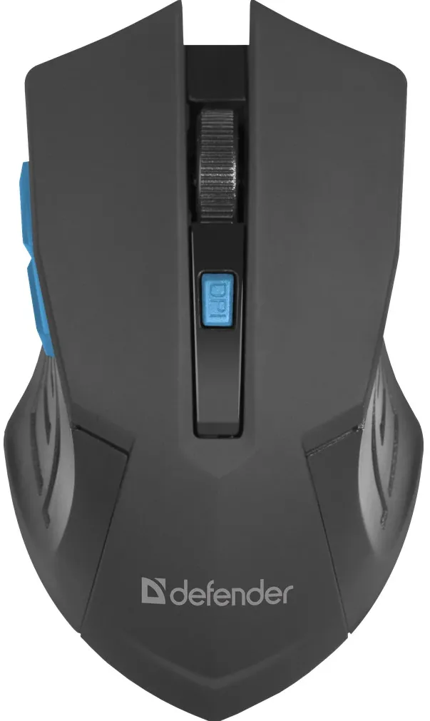 Mouse optic wireless Defender Accura MM-275 RF 1600 dpi negru albastru