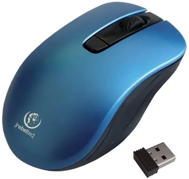 Mouse wireless optic Rebeltec STAR 1600 dpi albastru