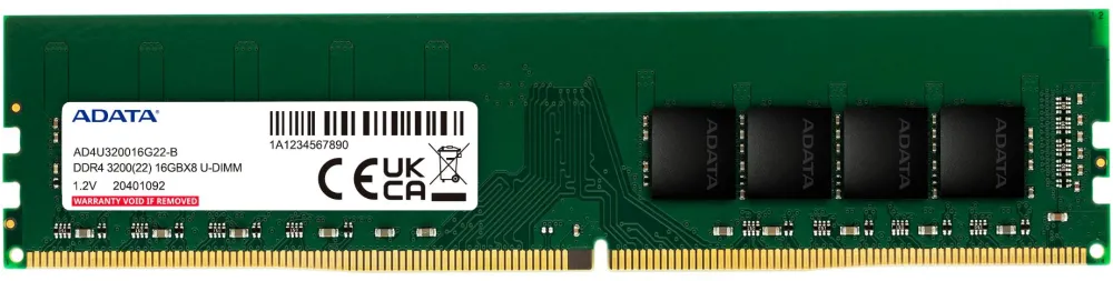 Memorie DDR Adata DDR4 8 GB, frecventa 3200 MHz, 1 modul, "AD4U32008G22-BGN"