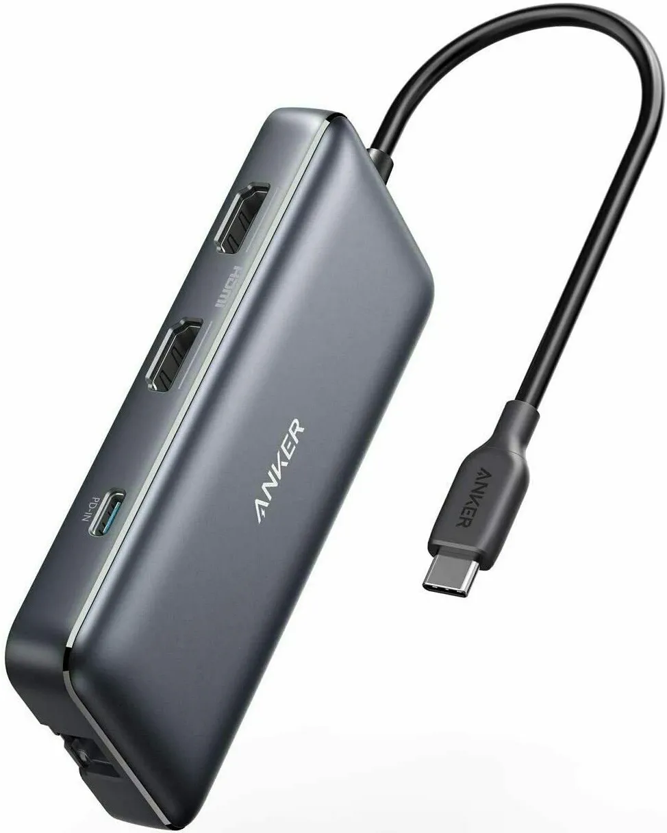Docking station Anker 8-in-1 A83800A1 2x HDMI PD 100W