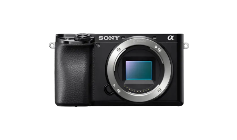 Aparat foto Mirrorless Sony Alpha A6100A, 24.2MP, Negru + Obiectiv SELP16502 16-50mm + Obiectiv 55-210mm