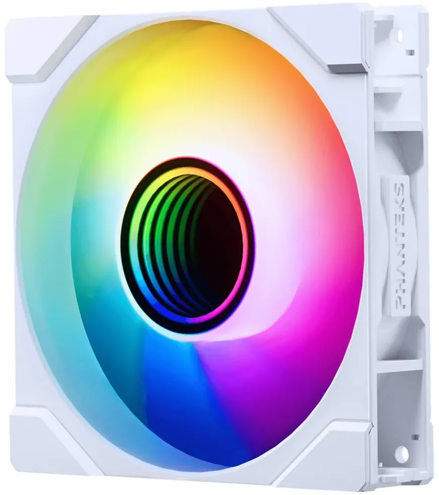 Ventilator carcasa Phanteks M25 Gen2 PWM D-RGB Reverse Blade 120 mm alb