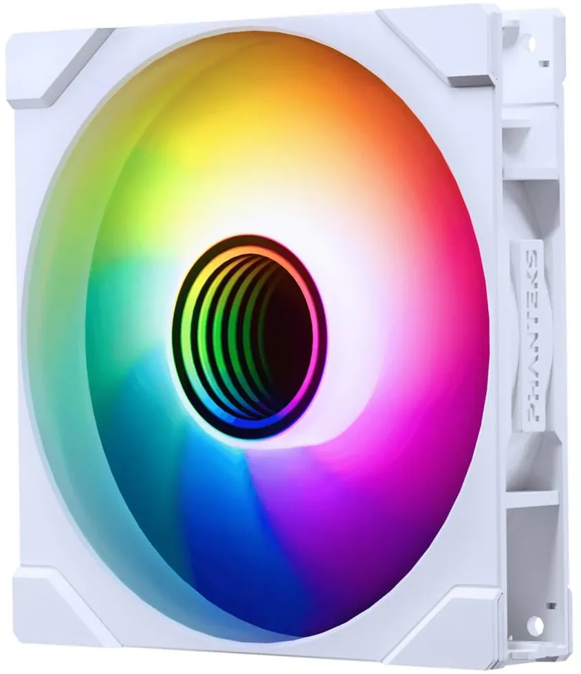 Ventilator carcasa Phanteks M25 Gen2 PWM D-RGB Reverse Blade 140 mm alb