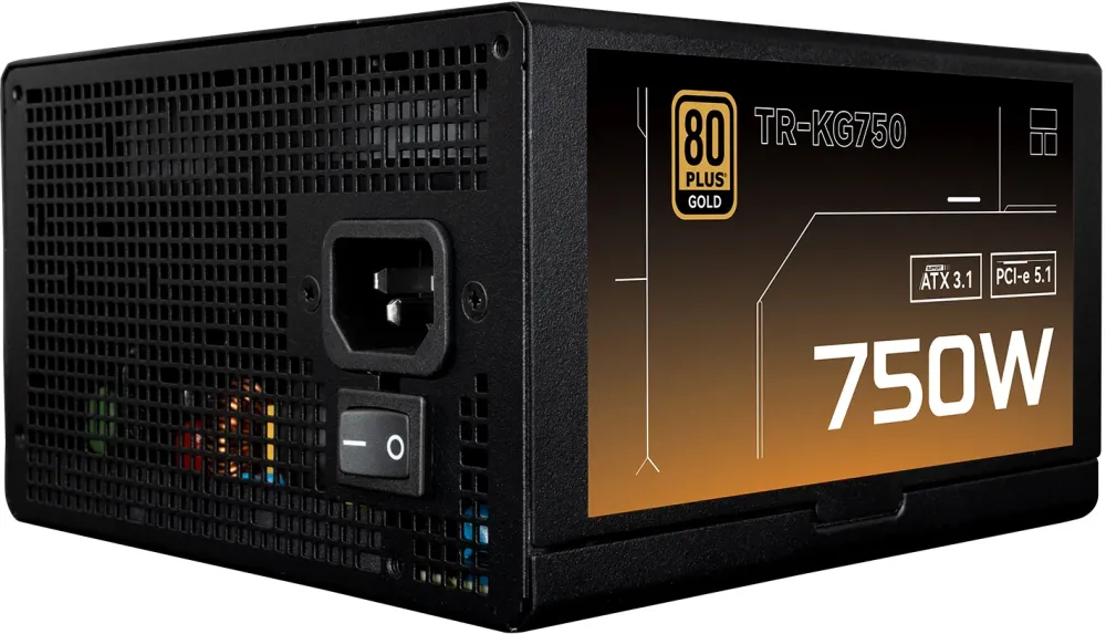 SURSA Thermalright "TR-KG750", 750W, certificare 80 Plus Gold, modular, LLC, DC to DC, fan 120mm, negru