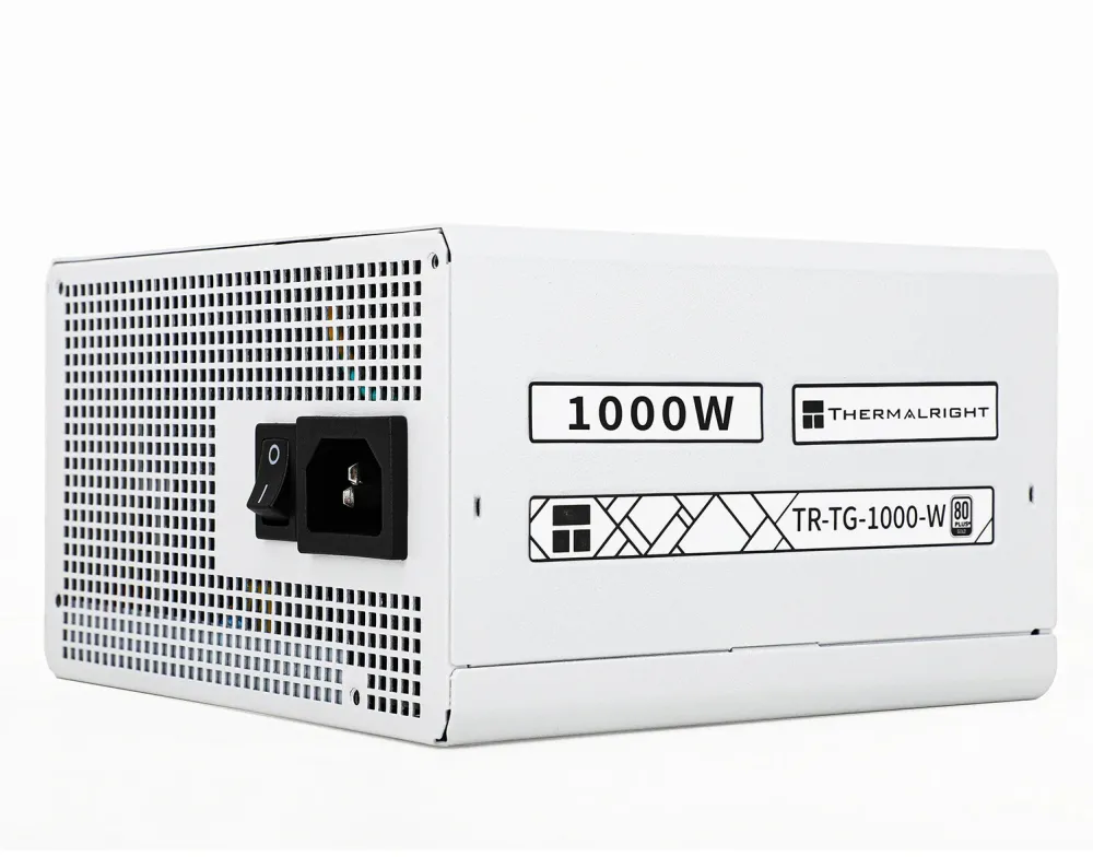 SURSA Thermalright "TR-TG 1000-W", 1000W, certificare 80 Plus Gold, modular, LLC, DC to DC, PCI-E GEN 5.0 ready, fan 120mm, alb, "TR-TG 1000-W" (timbru verde 2 lei)