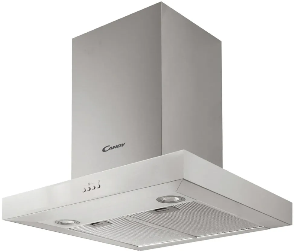 Hota CANDY CMB655X, clasa C, 620 mc/h, 3 trepte de viteza, 60 cm, Led, inox