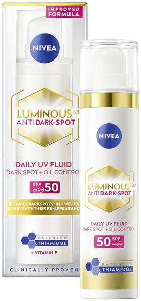 Crema de zi NIVEA Luminous cu SPF50, 40 ml