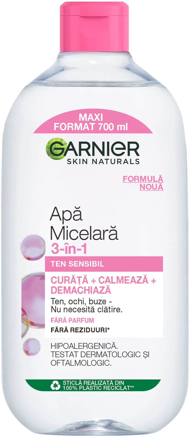 Apa micelara Garnier Skin Naturals pentru ten sensibil, 700 ml